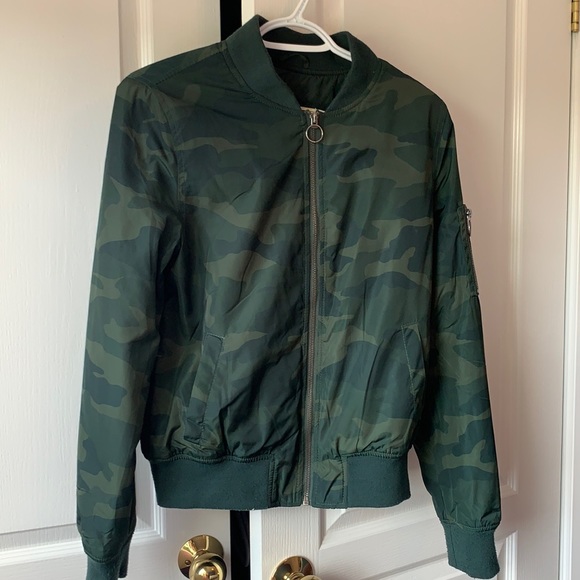 Camo Bomber Jacket - Picture 1 of 4